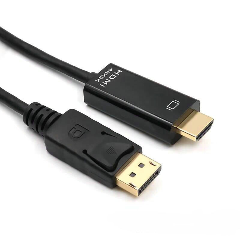 4K Displayport to HDMI 1.8M DP TO HDMI Adapter Cable Male To Male for Laptop PC Display Port to 1080P HDMI Cable