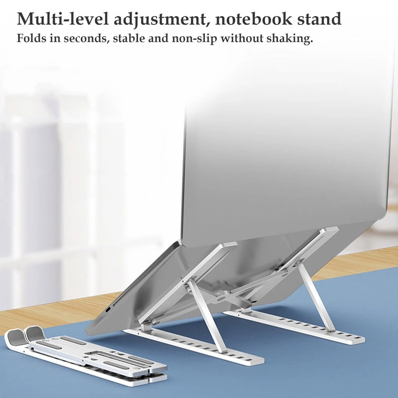 Aluminum Alloy Laptop Stand Folding Holder Notebook  Universal  for MacBook Air Pro ipad PC Bracket laptop holder Black