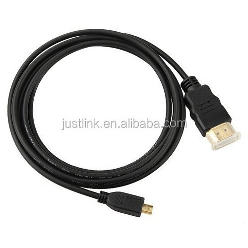 High speed 5FT 1.5M V1.4 Male to Male HDMI to Micro HDMI Cable  Mini HDMI cable 1M  1080p 1440p for HDTV PS3 XBOX 3D LCD