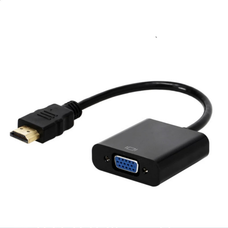 HD 1080P HDMI To VGA Cable Converter With Audio output 1080P HDMI Male To VGA Female Converter Adapter for Tablet laptop PC TV