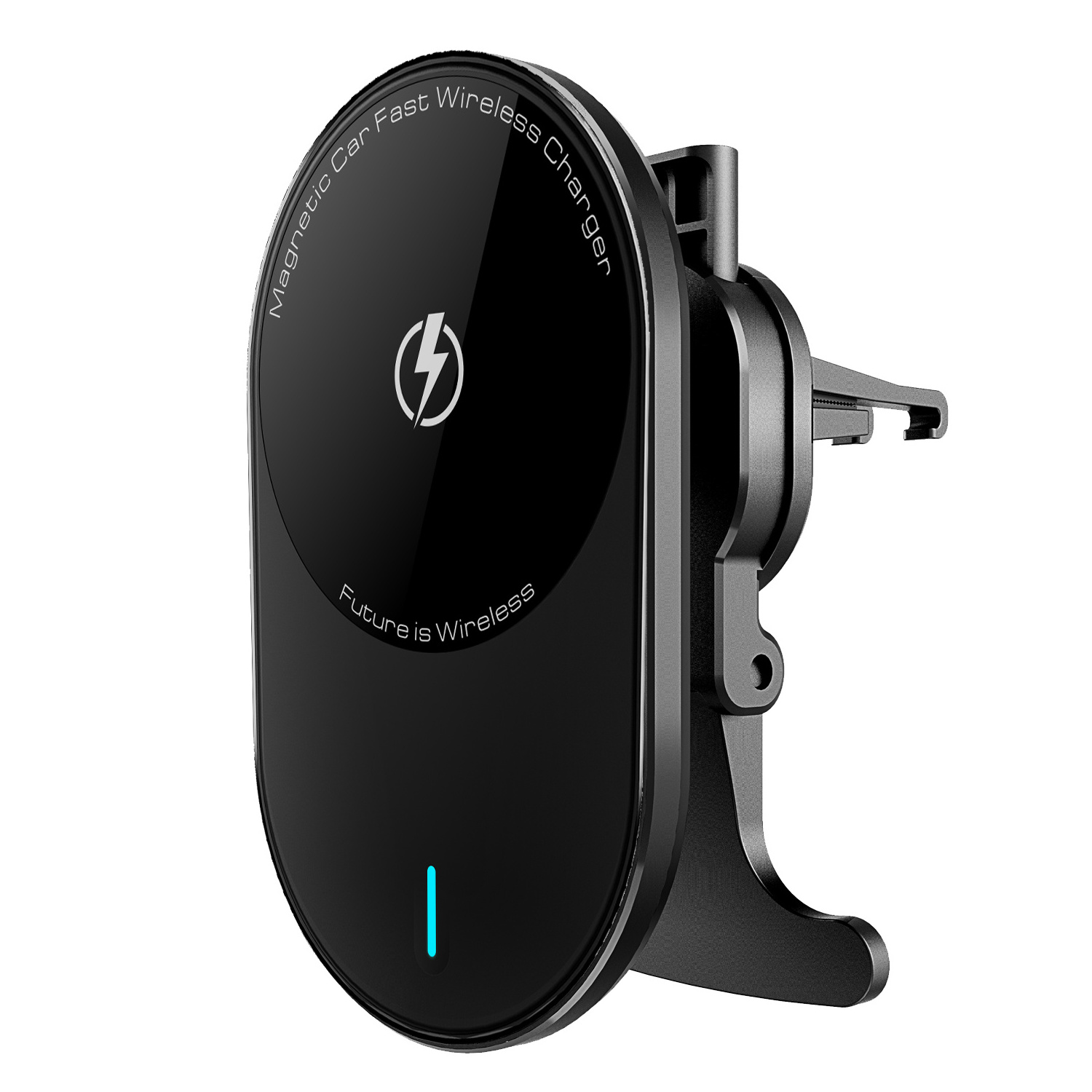 2024 New Design Technology 15W 10W Qi Magnetic Fast Charging Wireless Car Charger Mobile  Phone Holder for iphone 12 series