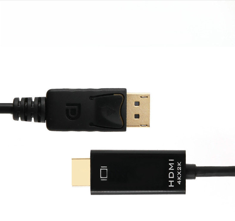 4K Displayport to HDMI 1.8M DP TO HDMI Adapter Cable Male To Male for Laptop PC Display Port to 1080P HDMI Cable