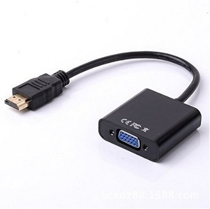 manufacture HDMI to VGA Video Adapter Cable converter support full HD 1080 for Computer Laptop PC Monitor Projector