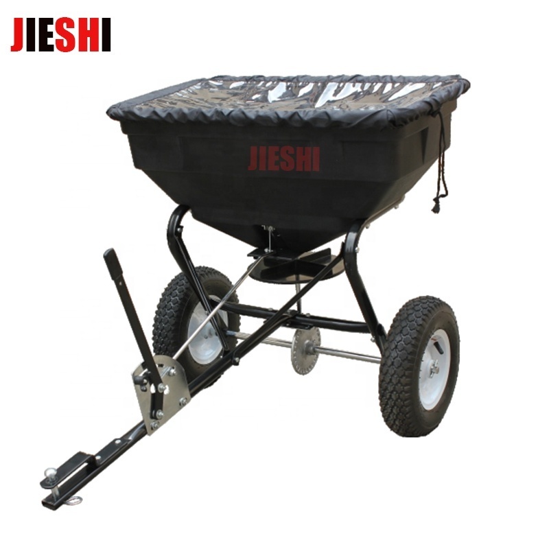 Easily Operate 60L Garden Home Use Fertilizer Seed Salt Atv Tractor Trailer Spreader