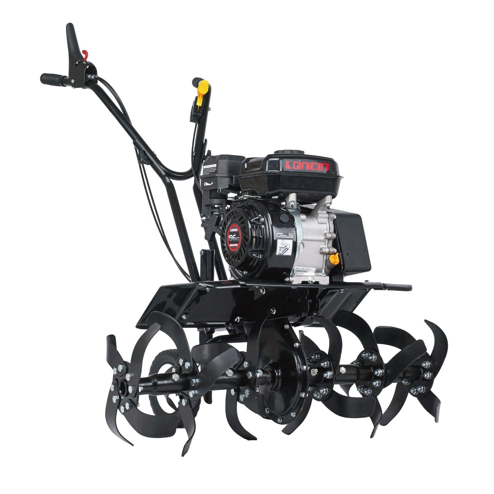 CE Self-Propelled 4 Stroke 196 CC Garden Yard Farm Gasoline Rotary Tiller Cultivator Machine