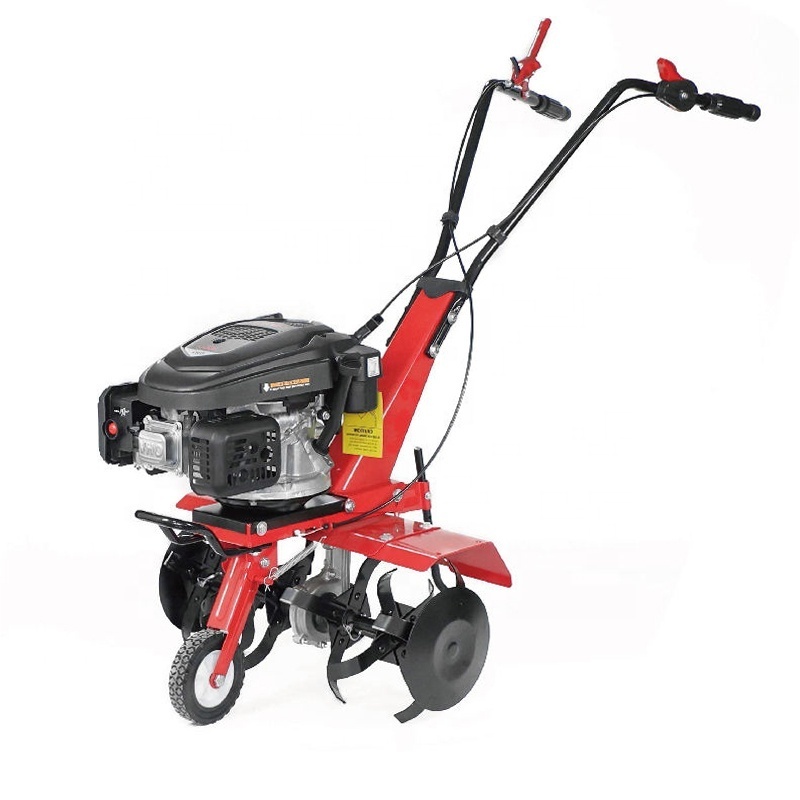 Loncin Engine 4 Stroke 166CC Gas power 24 Inch Micro Mini Self-propelled Agricultural Farm Garden Land Soil Tiller Cultivator