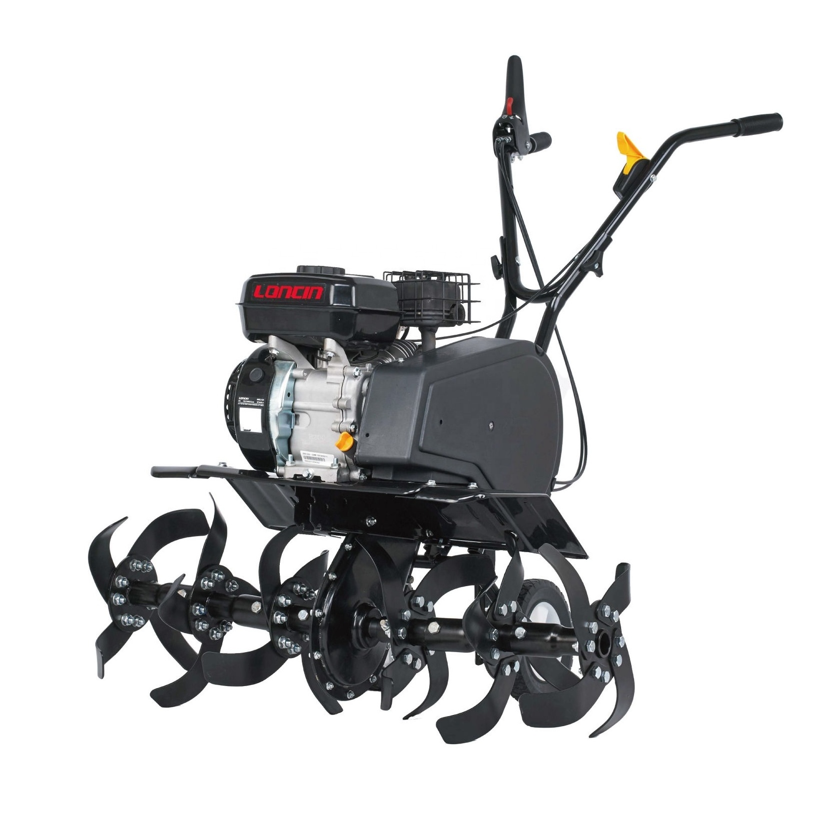 CE Self-Propelled 4 Stroke 196 CC Garden Yard Farm Gasoline Rotary Tiller Cultivator Machine