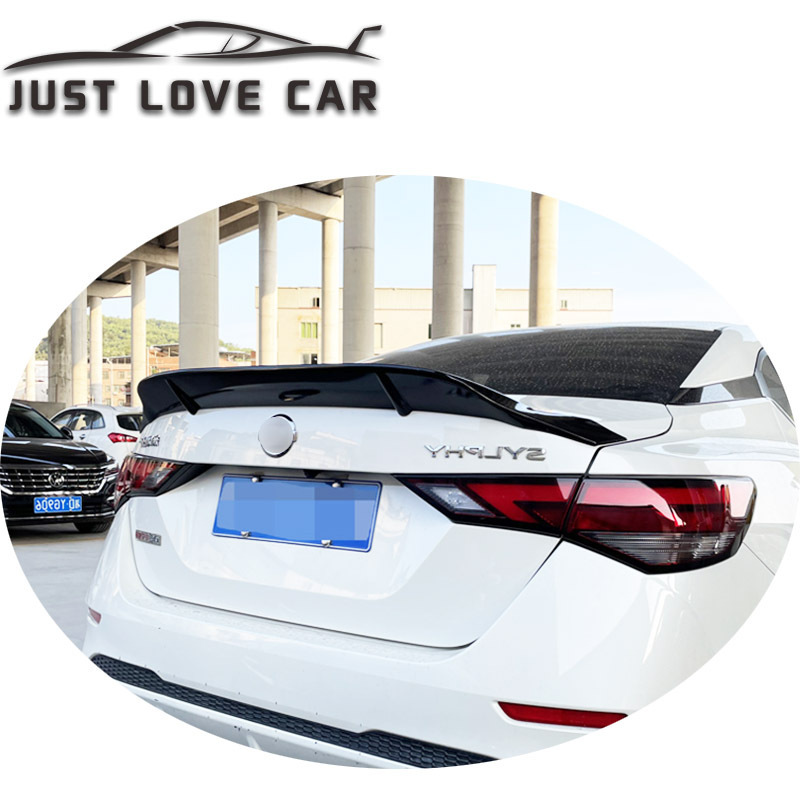 R STYLE SPOILER FOR 2020 2021 2022 NISSAN SENTRA PULSAR SYLPHY ABS CAR REAR TRUNK SPOILER WING LIP