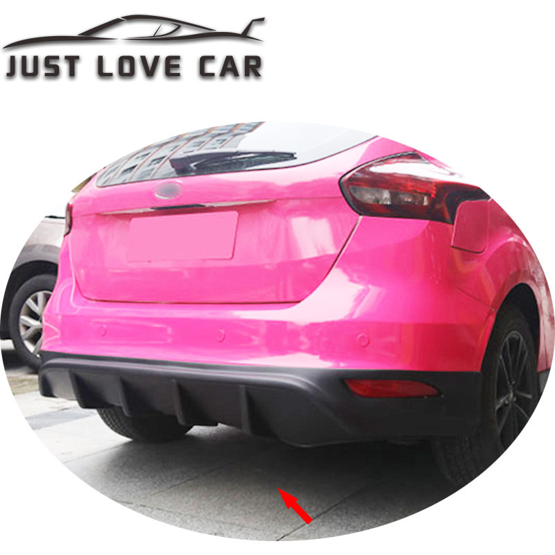 CAR BODY KIT FOR 2015 2016 2017 FORD FOCUS HB FRONT BUMPER LIP REAR BUMPER LIP DIFFUSER SIDE SKIRTS