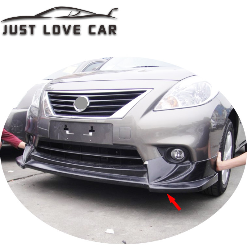 CAR BODY KIT FOR 2014 2015 2016 NISSAN SUNNY ALMERA FRONT BUMPER LIP REAR BUMPER LIP DIFFUSER SIDE SKIRTS