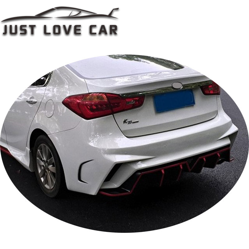 FOR KIA K3 CERATO FORTE BODY KIT FRONT REAR BUMPER SIDE SKIRTS SPOILER 2012-2015