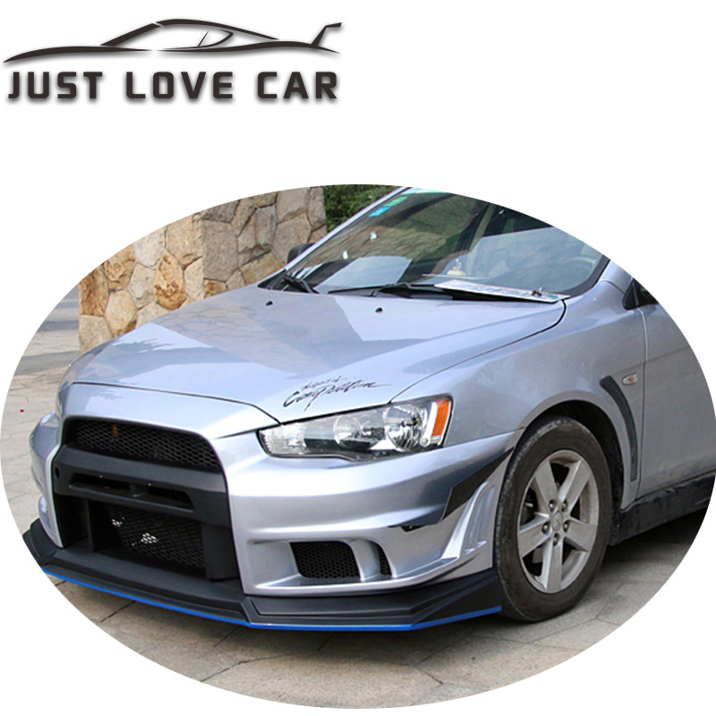 CAR BODY KIT FOR MITSUBISHI LANCER EX EVO X FRONT BUMPER REAR BUMPER SIDE SKIRTS FENDER 2008-2015