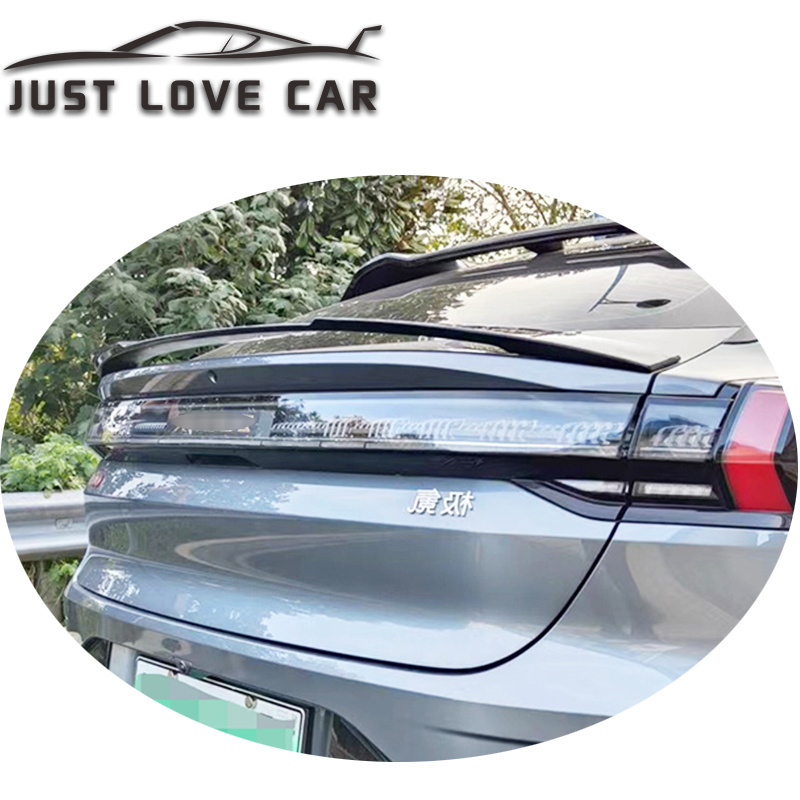 JUSTLOVECAR SPOILER FOR CHINA ELECTRIC CAR ZEEKR 001 ABS CAR REAR TRUNK SPOILER WING LIP 2021 2022 2023