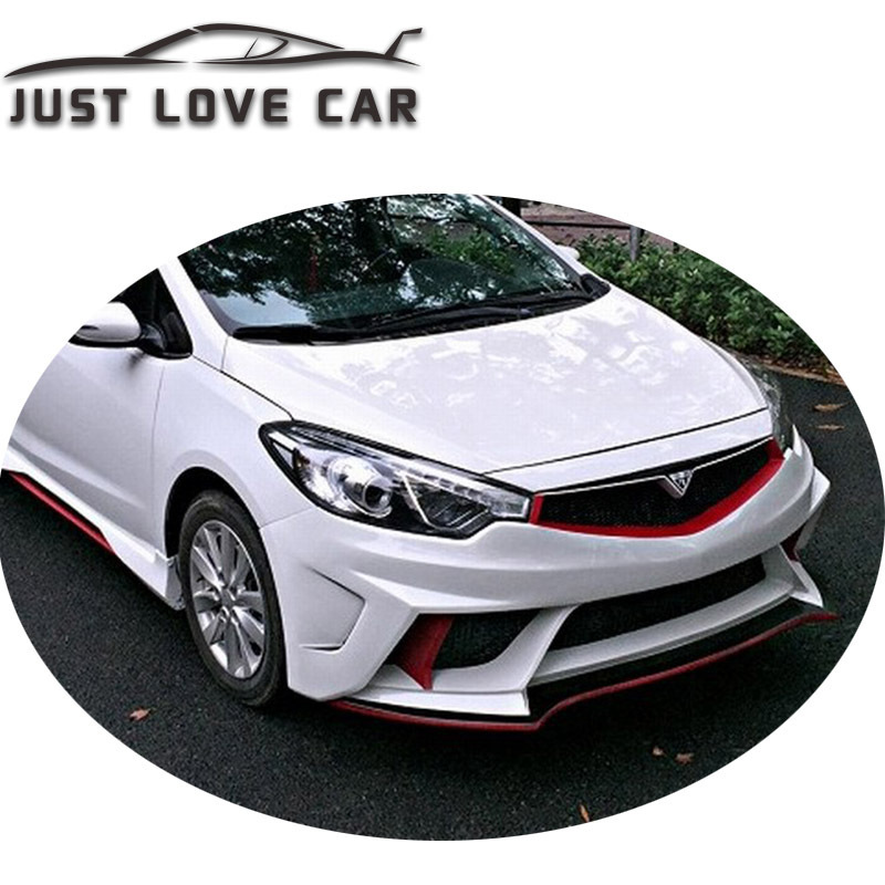 FOR KIA K3 CERATO FORTE BODY KIT FRONT REAR BUMPER SIDE SKIRTS SPOILER 2012-2015