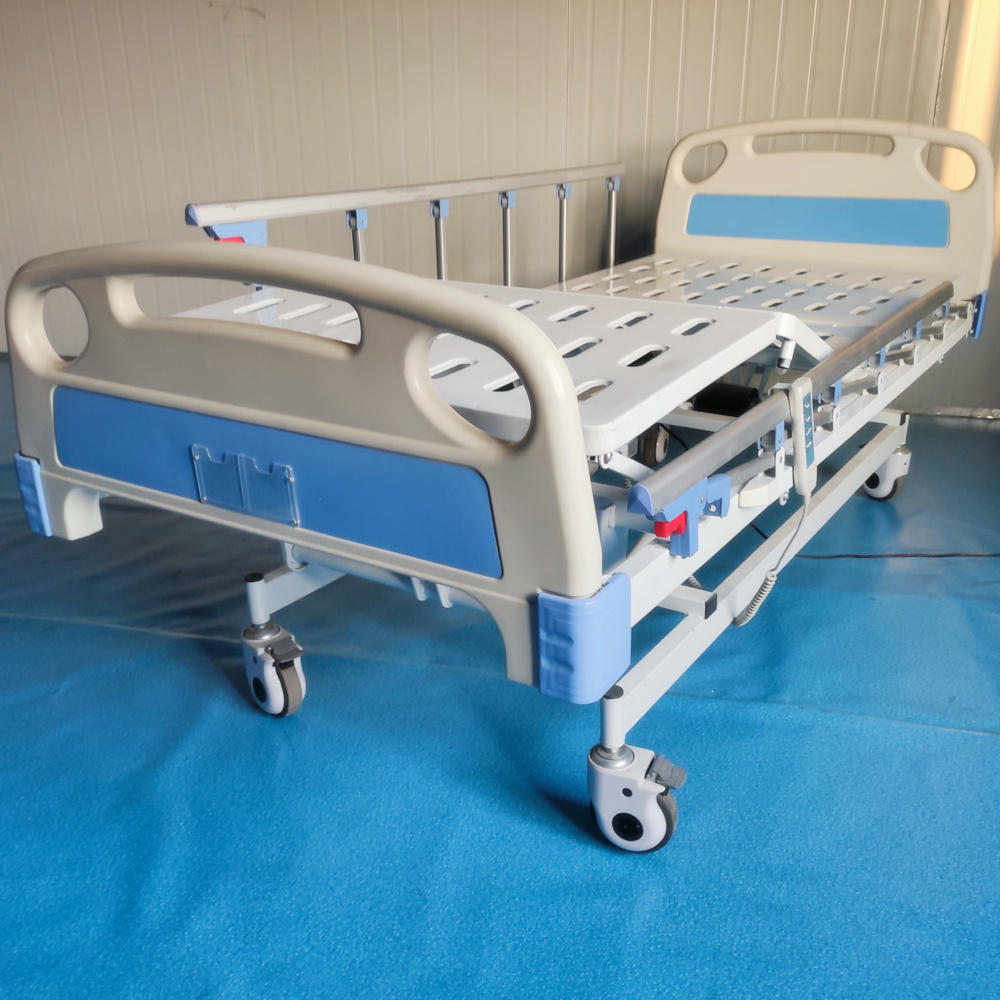 Factory Wholesale  Hot Selling Motorized medical Hi-low Triple 3 Three Functions Electric hospital bed with Hand Control Remote