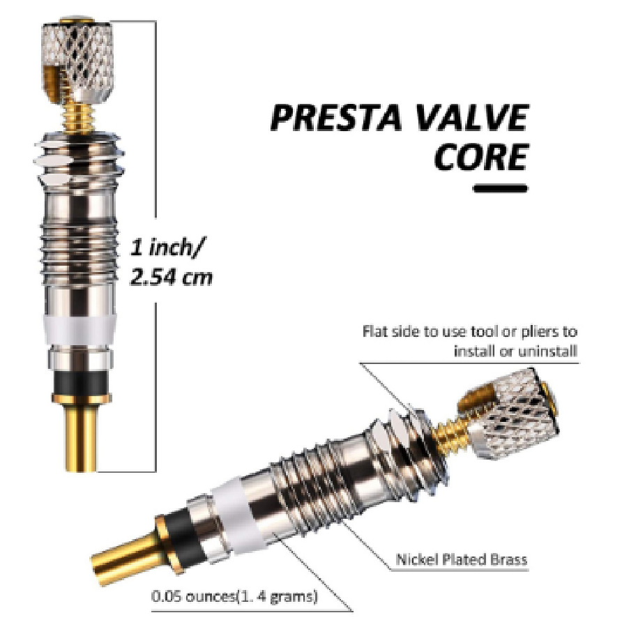 Wholesale brass air pump presta french bicycle valve core for racing bike or MTB road bike