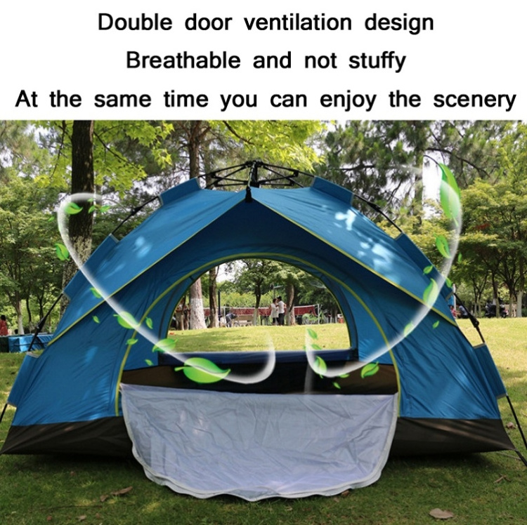 TC-014 Outdoor Beach Travel Camping Automatic Spring Multi-Person Tent For 2 People camper trailer inflatable party dome tent