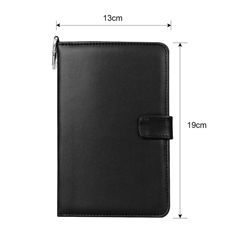 Deluxe PU Leather Golf Scorecard Holder Notebook Accessories Equipment