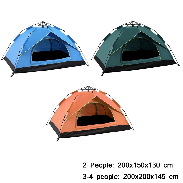 TC-014 Outdoor Beach Travel Camping Automatic Spring Multi-Person Tent For 2 People camper trailer inflatable party dome tent