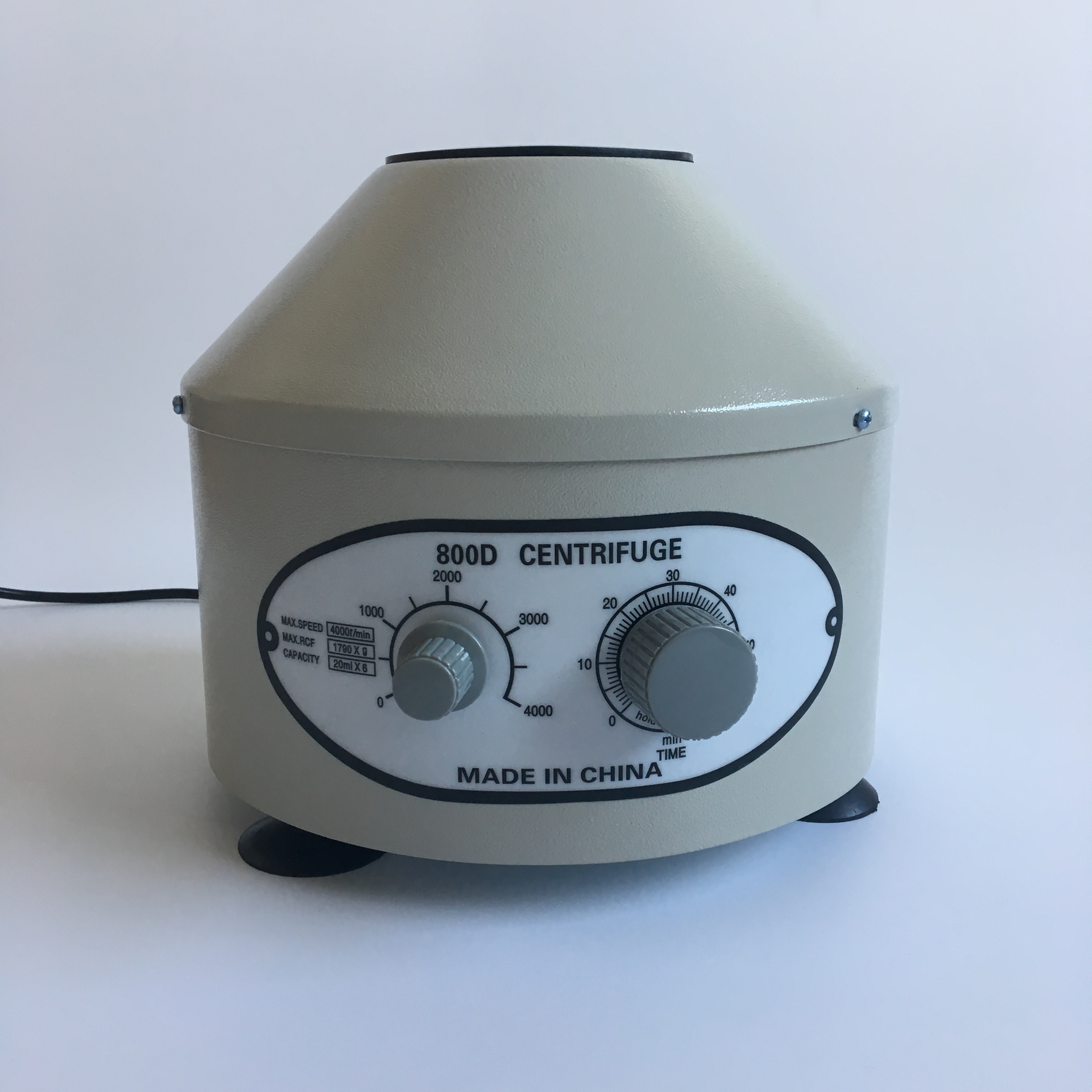 Laboratory Centrifuge Machine  with Timer 800D for Blood Serum and Plasma