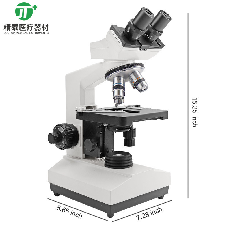 Cheap Price Laboratory Portable Binocular  Biological Microscope XSZ-107BN For Clinic/Hospital