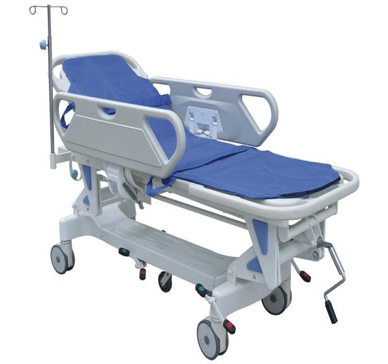 Medical equipment Hospital Ambulance Emergency Rescue Folding Bed Transport Stretcher Patient Luxurious Stretcher Bed