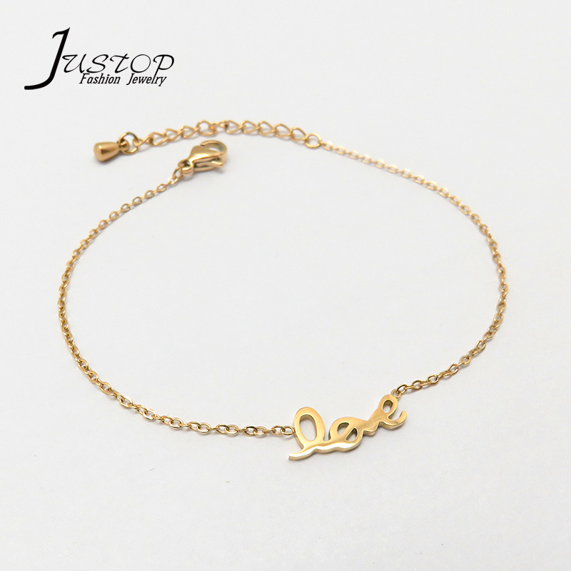 Jewelry Manufacturer Minimalist Variety Charm Bracelets Women Stainless Steel Bracelet Jewelry Fashion Bracelets Jewelry