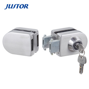 China Supplier Wholesale Frameless Glass Door Hardware Tempered Sliding Glass Door Lock