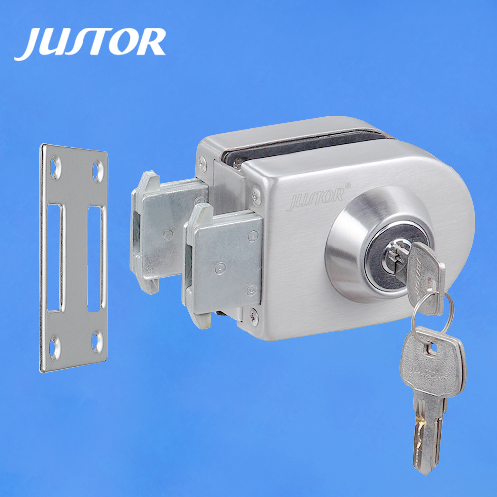 High Quality Polish Stainless Steel Durable Door Lock Lock Automatic Sliding Glass Door lock