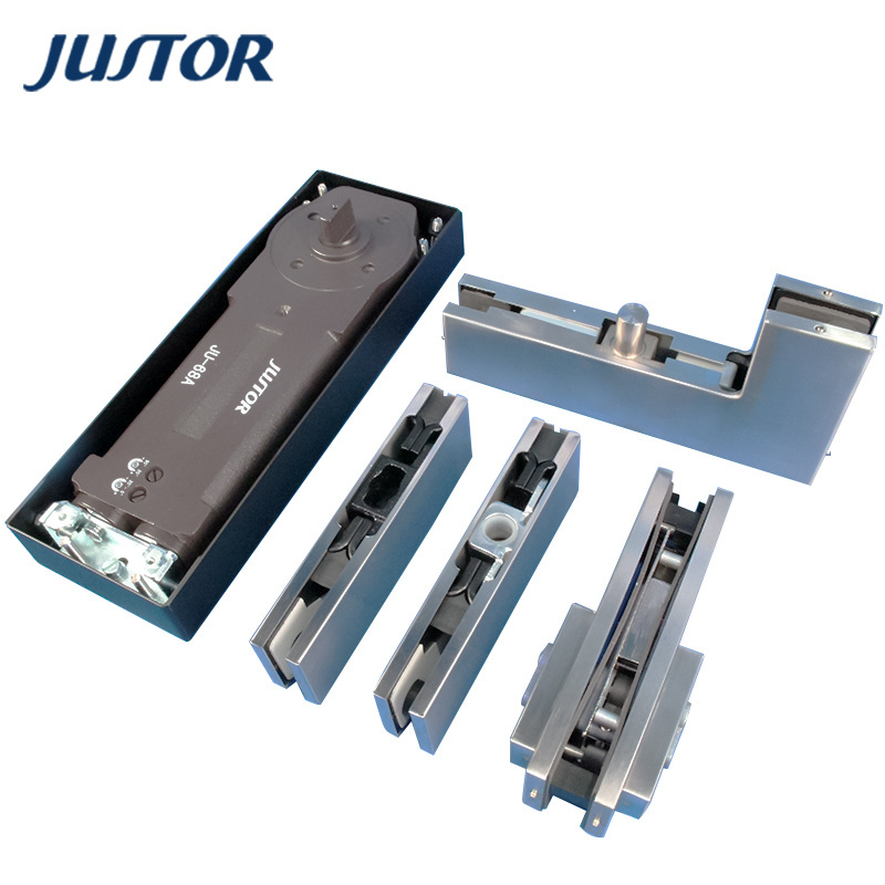 Hotel/Office Building  Entrance Gate Glass Door Double Cylinder 120KG Iron Casting Floor Spring Door Hinge