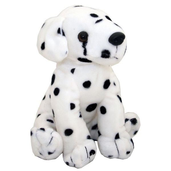 dalmatians plush dog toy/ dalmantians stuffed dog/ pink dalmatians plush dog toy