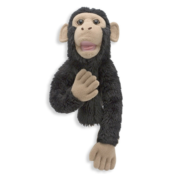 OEM Plush Hand Puppet , Funny Monkey Hand Puppet, Plush Animal Hand Puppet