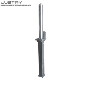 Fold down security parking bollard stainless steel rising folding parking barrier bollard