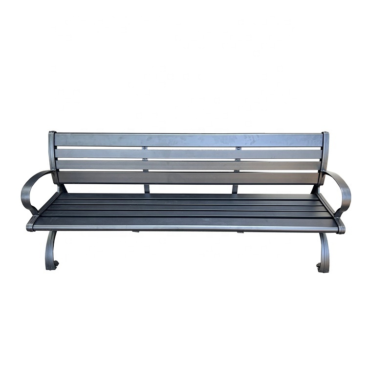 Patio benches long chair street commercial metal outdoor park bench for sale