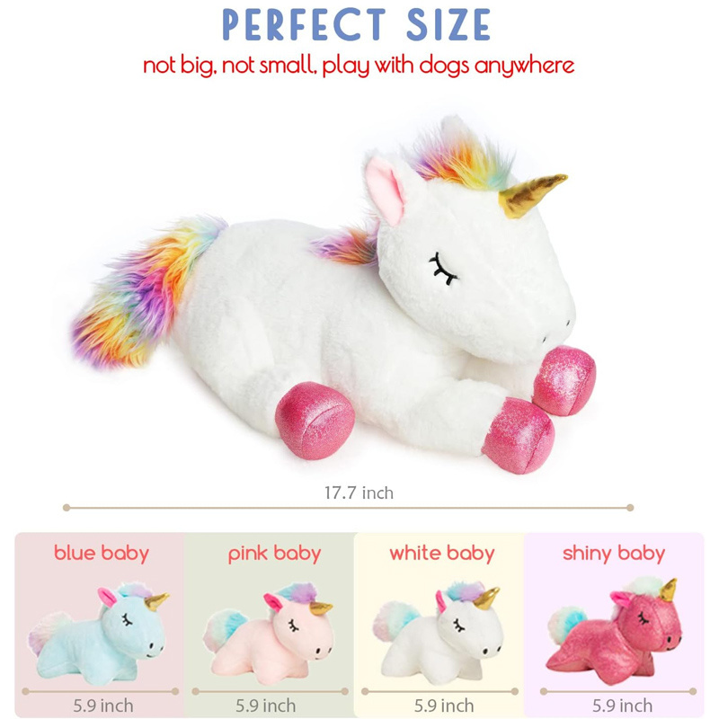 New Soft Comfortable Stuffed Mommy Unicorn With Babies Cute 4 In 1 Cheap Unicorn Stuffed Animals Bulk Unicorn Gift Plush Toy