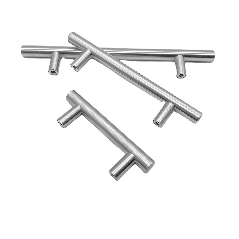 Cabinet Handles Nickel Drawer Pulls Stainless Steel, Bar Handle Pull with Brushed Nickel Kitchen Cabinet Hardware/Dresser Drawer