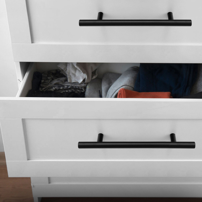 Cabinet Handles Drawer Pulls Matte Black for Kitchen