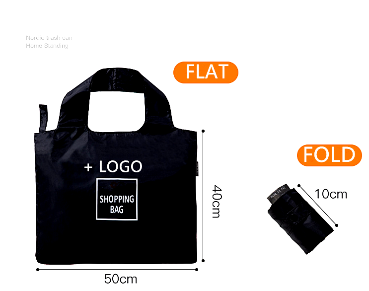 2024 Foldable supermarket shopping tote bag thickened handbag Reusable Eco-Friendly travel Large Vest canvas bag customize logo