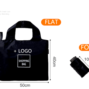 2024 Foldable supermarket shopping tote bag thickened handbag Reusable Eco-Friendly travel Large Vest canvas bag customize logo