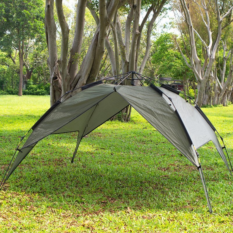 210D Polyester Large Ultralight Waterproof Sun Shade Canopy Outdoor Shelter Survival Hammock Rain Fly Camping Tent Tarp