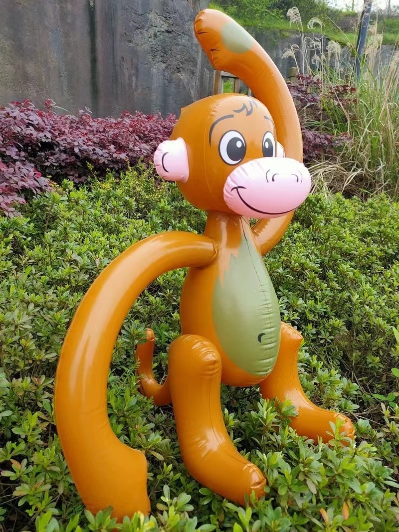 Children's pvc inflatable toy monkey modeling children's adult party toys