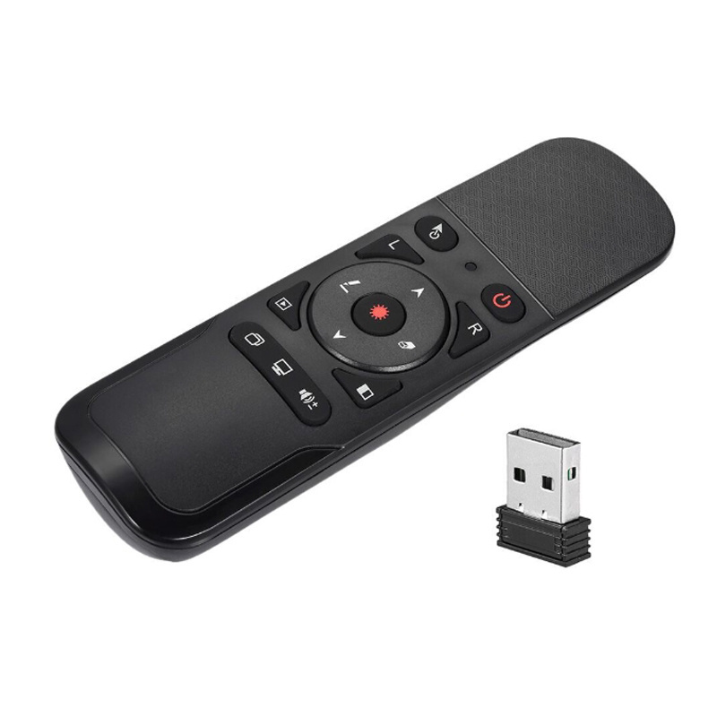 Presentation Clicker Red Laser Pointer with Air Mouse FunctioWireless Presenter Clicker RF 2.4GHz USB Presenter Control PowerP