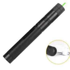 USB Cable Type Green Laser 303 Stars Cat Toy Flashlight USB Rechargeable Laser Pointer