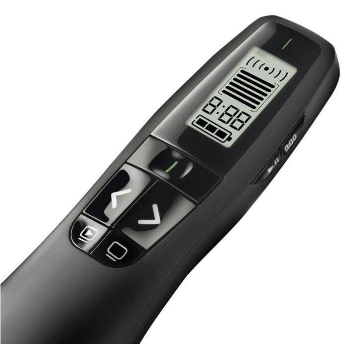 R800 2.4Ghz Mini USB Wireless Presenter PPT Remote Control Green Laser LED Display Pointer for Powerpoint Presentation