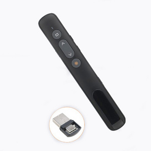 Hot Sell 2.4G Laser Pointer Wireless Presenter Work with Macbook with both USB and  type c receiver