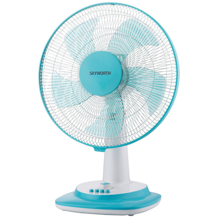 Portable Fan Awesome Performance Electric 12 Inch Table Plastic Color Box Mechanical OEM 220V Free Spare Parts Customized Color