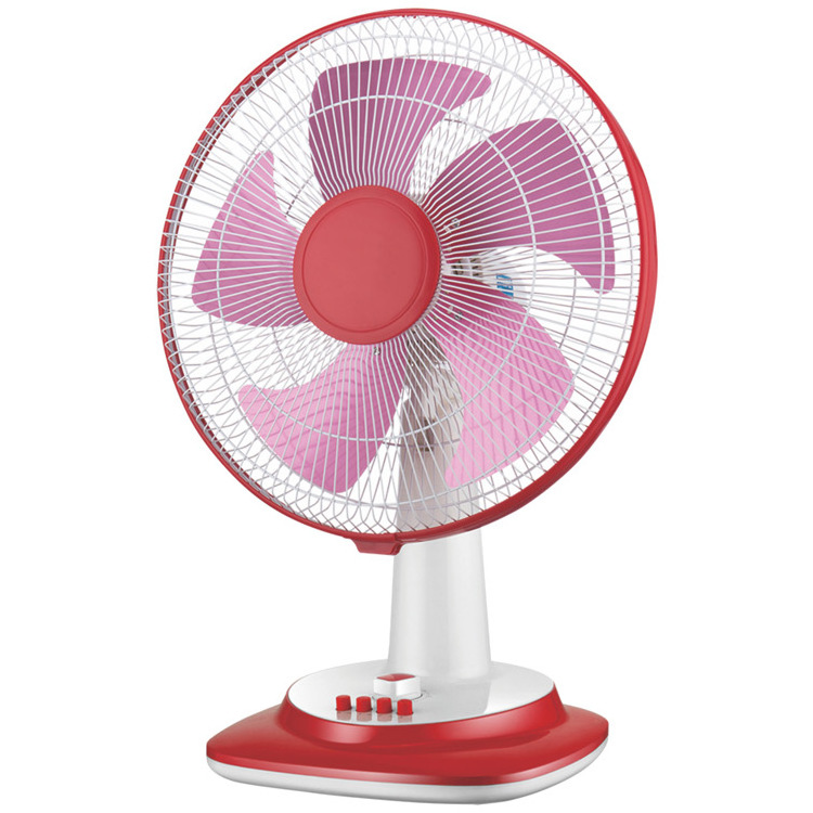 Portable Fan Awesome Performance Electric 12 Inch Table Plastic Color Box Mechanical OEM 220V Free Spare Parts Customized Color