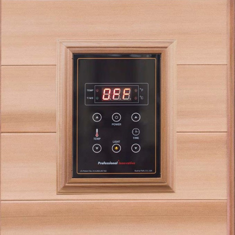 1 Person Indoor Dry Sauna Room Magic Dynamic Cedar Wood Saunas Infrared Sauna Heating System