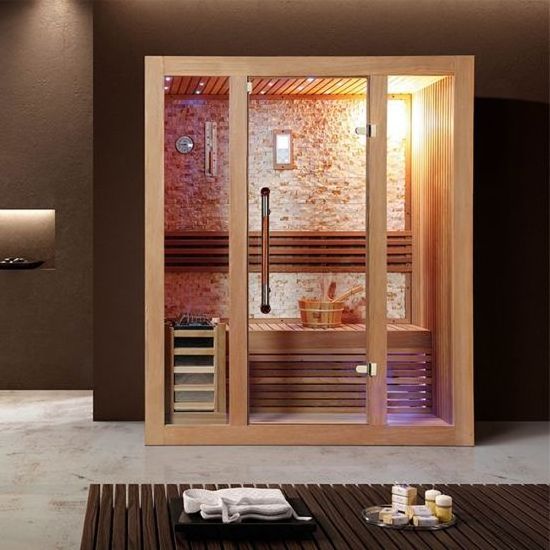 High Grade Hot Sale 2 Person Wooden Indoor Finnish Sauna Room