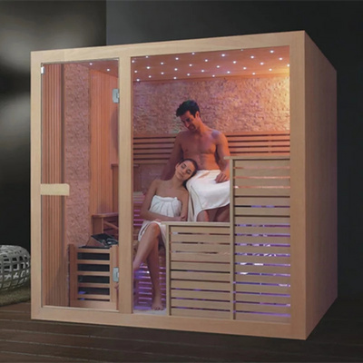 High Grade Hot Sale 2 Person Wooden Indoor Finnish Sauna Room